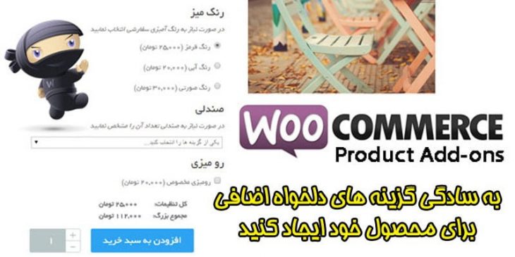 افزونه Woocommerce Product Add-ons فارسی