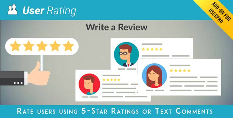 افزودنی اعتبار و نقد و بررسی UserProO Rating/Review